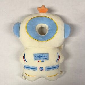 Plush Space head support - Cream & Light Blue